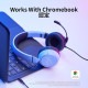 HyperX ヘッドセット HyperX Cloud Mini 音量セーフガード:85db以下 フリップミュート式マイク 3.5mmプラグ有線接続 子供向けサイズ マルチカラー 7G8F3AA 【キャンセル不可・北海道沖縄離島配送不可】 -お取り寄せ-