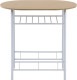 不二貿易 ダイニング3点セット WH 14599 TH3015-1 商品コード19360【代引・日時指定・キャンセル不可・北海道沖縄離島配送不可】 -お取リ寄せ-