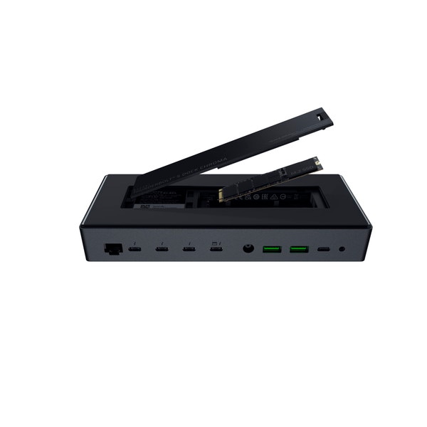 Razer RC21-02290100-R3J1 Razer Thunderbolt 5 Dock Chroma Thunderbolt 5 /4 USB4�б� /  �ȥ�ץ�4K �ǥ����ץ쥤�б� / SSD���ȥ졼��:����8TB��� / THUNDERBOLT SHARE�б� / Razer Chroma RGB��� �ڥ���󥻥��Բġ��̳�ƻ����Υ�������Բġ�
