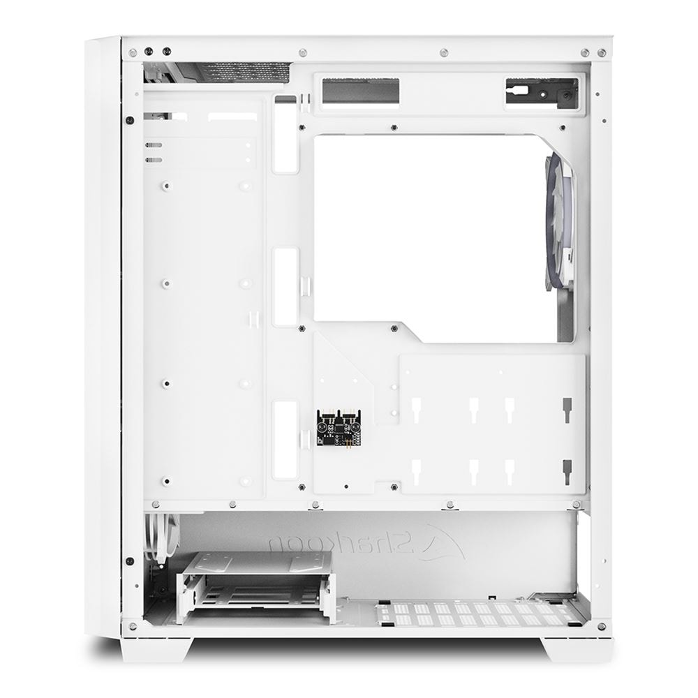 Sharkoon ケースSHA-VS9 RGB WH 白 ATX/m-ATX/mini-ITX 【キャンセル不可・北海道沖縄離島配送不可】