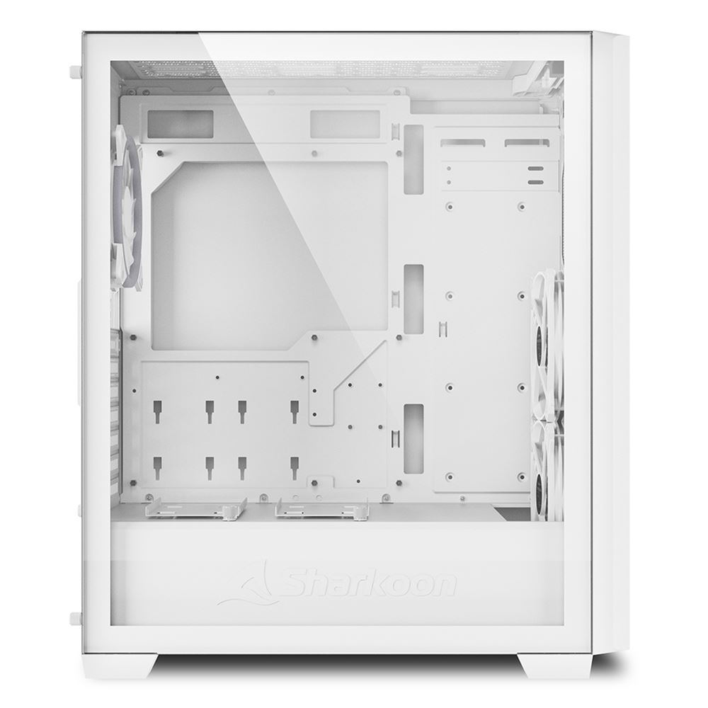 Sharkoon ケースSHA-VS9 RGB WH 白 ATX/m-ATX/mini-ITX 【キャンセル不可・北海道沖縄離島配送不可】