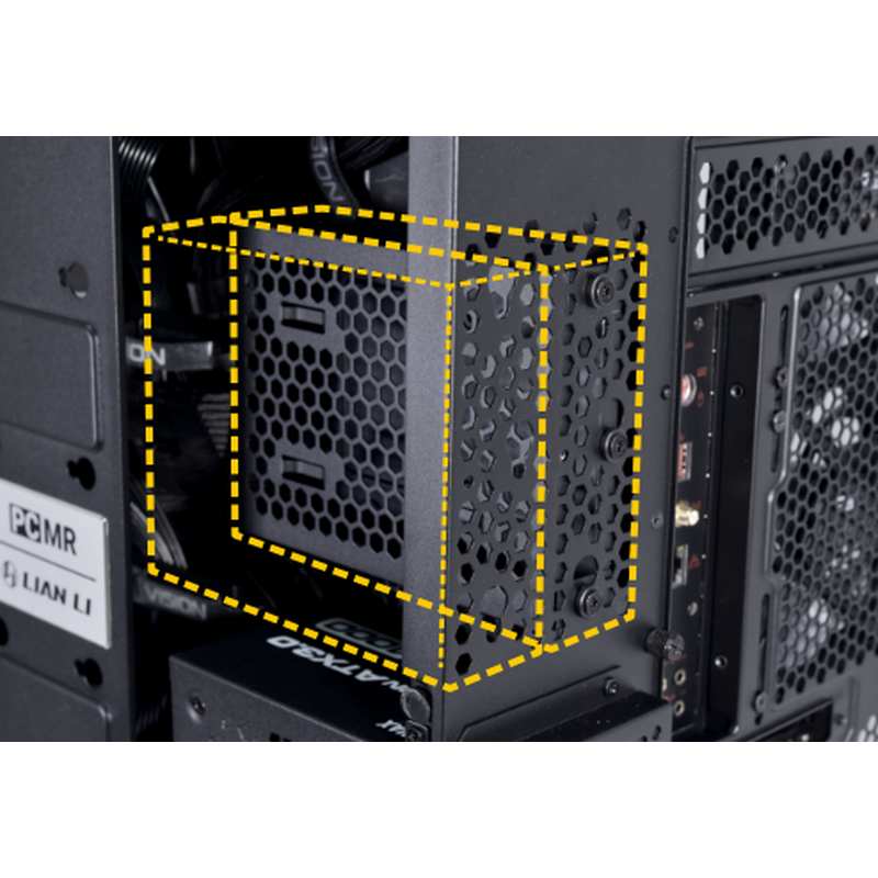 PC������ LIAN LI �ꥢ��꡼ O11 Vision Black �б��ޥ����ܡ��� E-ATX (Under 280mm)/ATX/Micro-ATX/Mini-ITX �ڥ���󥻥��Բġ��̳�ƻ����Υ�������Բġ�