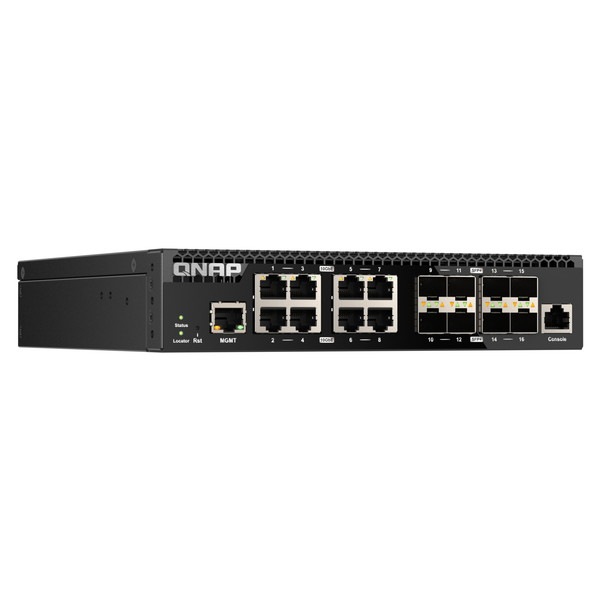 QNAP �ޥ͡����ɥ����å� QSW-M3216R-8S8T �ϡ��ե磻�ɥ�å��ޥ���ȷ� L2 10GbE Layer 2 �ݡ��ȿ���16 �����å��󥰥ե��֥�å���320 Gbps �Ÿ���¢�ڤ����󤻾��ʤǤ�/Ǽ�������б���