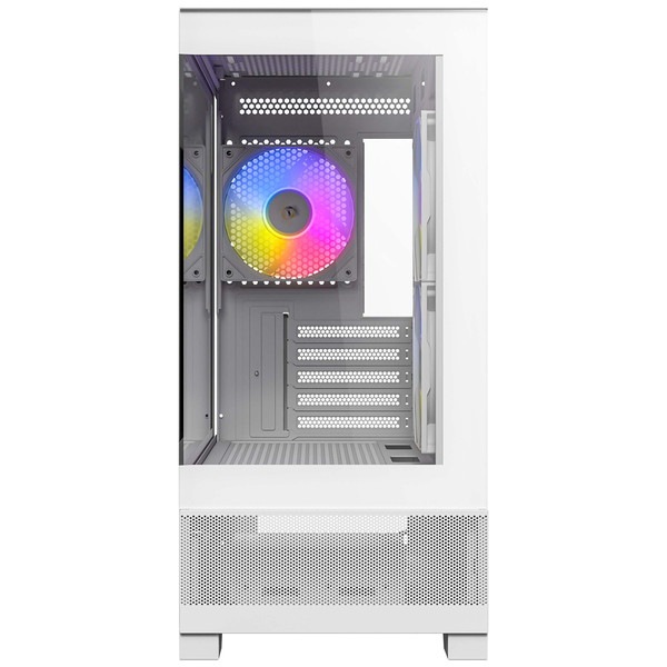 0761345101448 Antec PCケース CX500M ARGB White ピラーレス MicroATX