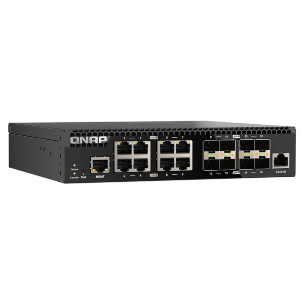 QNAP �ޥ͡����ɥ����å� QSW-M3216R-8S8T �ϡ��ե磻�ɥ�å��ޥ���ȷ� L2 10GbE Layer 2 �ݡ��ȿ���16 �����å��󥰥ե��֥�å���320 Gbps �Ÿ���¢�ڤ����󤻾��ʤǤ�/Ǽ�������б���