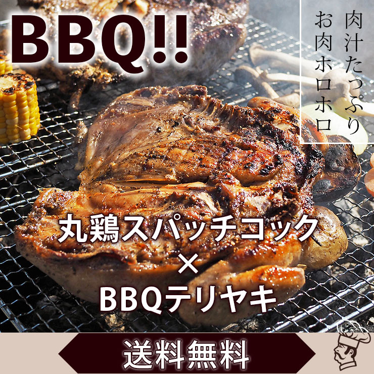 【 送料無料 】 バーベキュー BBQ 鶏の丸焼き スパッチコック 丸鶏 1羽 惣菜 ボリューム テリヤキ グリル 生 肉 チルド アウトドア パーティー