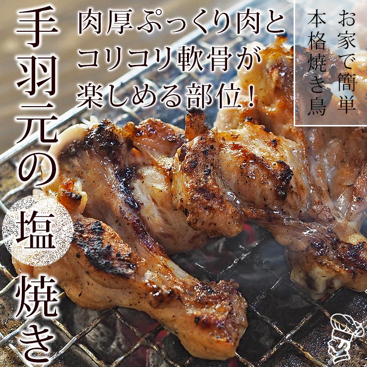 焼き鳥 国産 手羽元 塩 5本 BBQ バーベキュー 焼鳥 惣菜 おつまみ 家飲み 肉 グリル ギフト 生 チルド