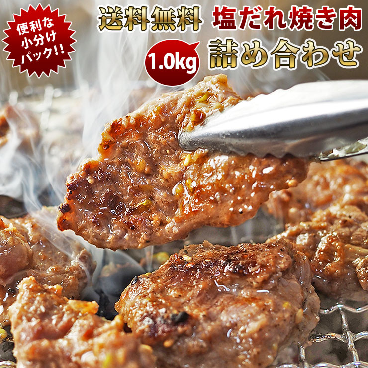 【 送料無料 】【 お中元 】 焼き肉 5種類 詰め合わせ 1.0kg 塩だれ 竹セット やわらか ジューシー BBQ バーベキュー 牛 惣菜 家飲み ギフト 肉 生 チルド