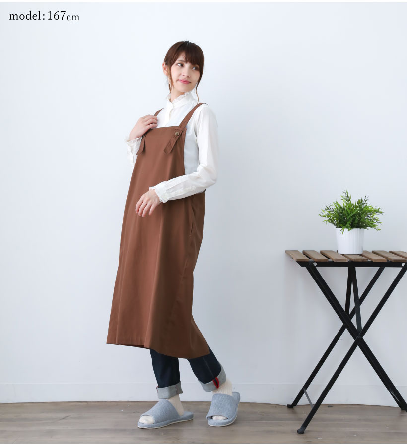 コットンツイル バッククロスエプロン | レディースエプロン,クロス