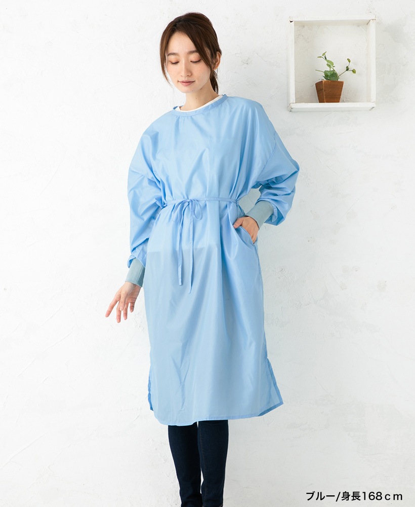 タフタ割烹着 | レディースエプロン,割烹着,無地 | エプロン専門店