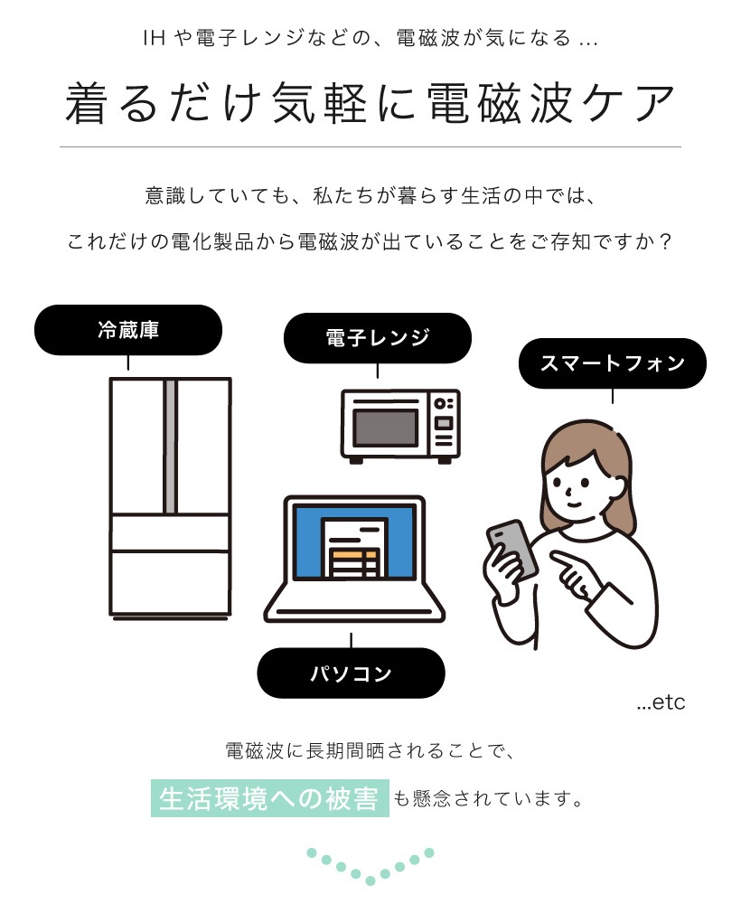 電磁波キャミワンピエプロン | レディースエプロン,カバータイプ,無地