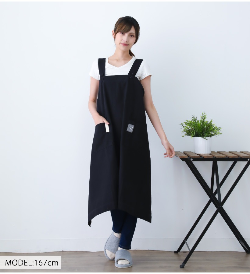 かぶり型バッククロスエプロン | レディースエプロン,クロスタイプ