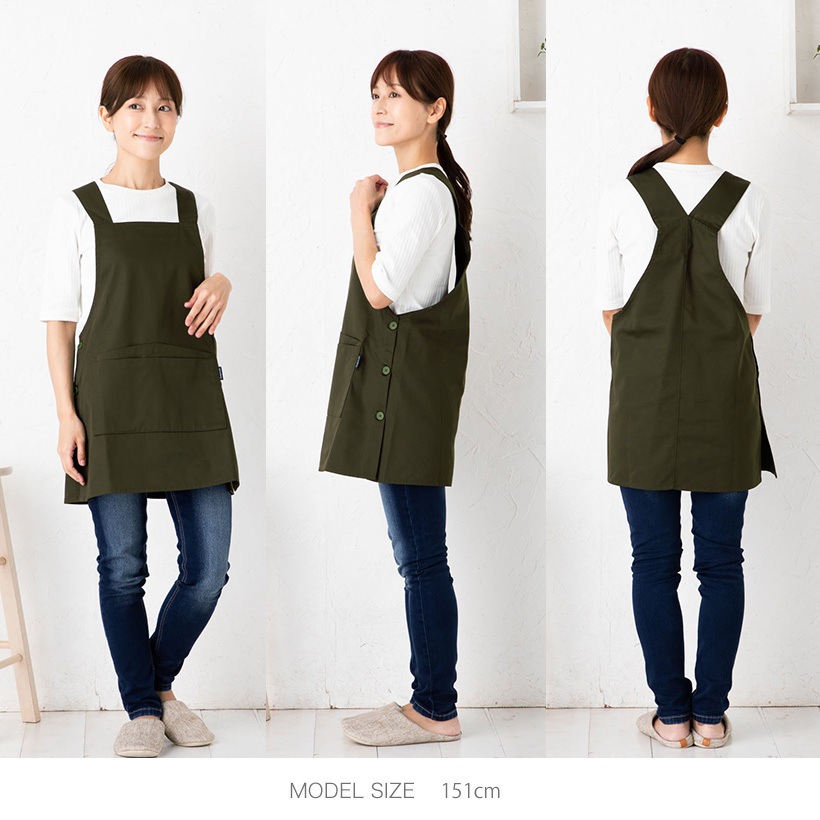 サロペットエプロンS | Sサイズ,カバータイプ | エプロン専門店-Apron