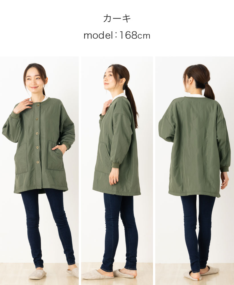 撥水加工キルティング裏フリース割烹着 | レディースエプロン,割烹着