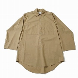 ATHA アタ ロングシャツ 120/2 SUVIN COTTON LONG SHIRTS MOCHA