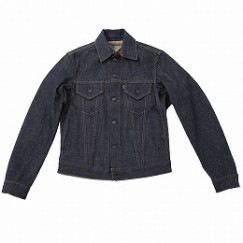 Scye /SCYE BASICS サイベーシックス セルビッジデニム デタッチャブル カラージャケット ジージャン ノンウオッシュ|Outer|ITEM