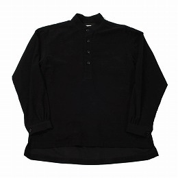 美品 Scyeサイ バンドカラーシャツ プルオーバー 38(M) グレー 美品 Scyeサイ バンドカラーシャツ プルオーバー 38(M) グレー