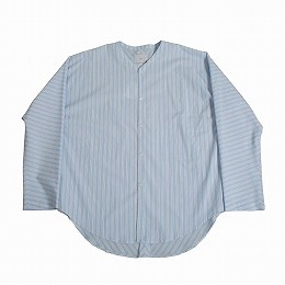 ATHA アタ ダボシャツ ブルーストライプ ユニセックス SUPERIOR PIMA STRIPE DABO SHIRT BLUE STRIPE