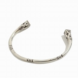 TOUAREG SILVER JEWELRY トゥアレグ シルバー ジュエリー POURE SILVER BANGLE シルバーバングル NBG-01