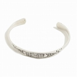 TOUAREG SILVER JEWELRY トゥアレグ シルバー ジュエリー POURE SILVER BANGLE シルバーバングル NBG-03