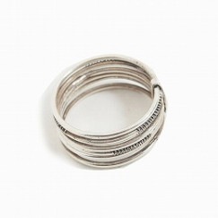 TOUAREG SILVER JEWELRY トゥアレグ シルバー ジュエリー pure silver 7 days ring NRG-01|T|BRAND