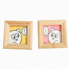 FUDOO 機嫌悪いの？ クマ アートフレーム mini 2個セット|F|BRAND