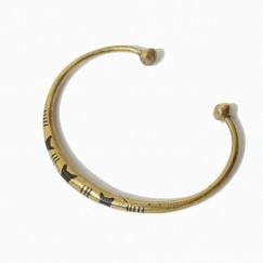 TOUAREG JEWELRY トゥアレグ ジュエリー メタル ゴールドカラー バングル|T|BRAND