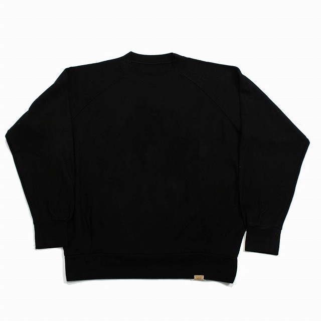 COLINA de passaros コリーナ タック スウェット Super 140s Washable Wool Tuck Sweat ブラック