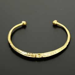 TOUAREG SILVER JEWELRY トゥアレグ シルバー ジュエリー 金属バングル 真鍮 ゴールド フリーサイズ|Accessories|ITEM