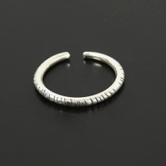 TUAREG SILVER JEWELRY トゥアレグ シルバー ジュエリー  シルバーリング ギザギザS フリーサイズ|T|BRAND