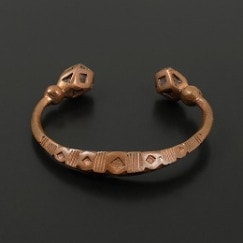 Touareg Vintage Brass Bangle  トウアレグ ヴィンテージ バングル ブロンズ 1|T|BRAND