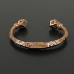 Touareg Vintage Brass Bangle トウアレグ ヴィンテージ バングル ブロンズ 2|T|BRAND