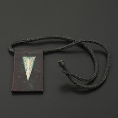 Touareg Vintage Leather Necklace トウアレグ ヴィンテージ ネックレス（ウォダベ）護符 ブラック|T|BRAND