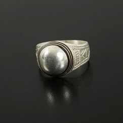 TOUAREG SILVER JEWELRY トゥアレグ シルバー ジュエリー POURE SILVER RING シルバーリング 丸2 シルバー|T|BRAND