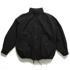 marka マーカ オーガニックコットンシルク 高密度タイプライター ショートモッズ ブルゾン ブラック SHORT MODS BLAC|M|BRAND