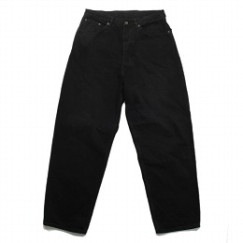 marka マーカ オーガニックコットン12ozデニム コクーン フィット ジーンズ COCOON FIT JEANS BLACK|M|BRAND