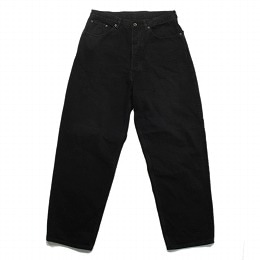 marka マーカ オーガニックコットン12ozデニム コクーン フィット ジーンズ COCOON FIT JEANS BLACK