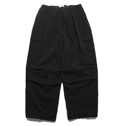 marka マーカ リサイクルナイロンリップストップ オーバーパンツ ブラック OVER PANTS