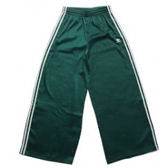 adidas originals アディダスオリジナルス FIREBIRD サテンワイドトラックパンツ カレッジグリーン|A|BRAND