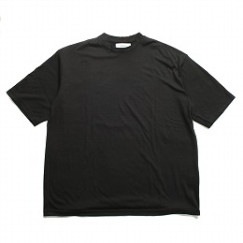 marka マーカ CREW NECK TEE CHACOAL S120’s ウォッシャブルウール 天竺 クルーネック Tシャツ チャコール|M|BRAND