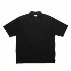 marka マーカ ポロシャツ オーガニックコットン強燃ドライカノコ 1ボタン ブラック 40//1 ORGANIC COTTON HIGH TWISTED PIQUE 1B POLO|M|BRAND