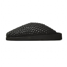 molle shoes モールシューズ ウーブンレザークロッグ ブラック WOVEN LEATHER CROG BLACK