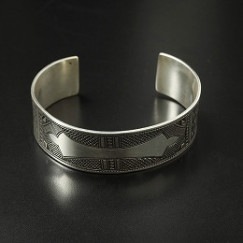 TOUAREG SILVER JEWELRY トゥアレグ シルバー ジュエリー シルバーバングル 1.8cm シルバー|T|BRAND