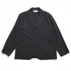 marka マーカ  ウールサージ ワッシャータンブラー ホスピタルジャケット シャンブレーブラック HOSPITAL JACKET CHAMBRAY BLACK|M|BRAND