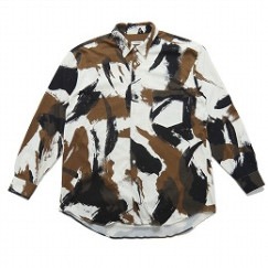 INTERIM インテリム プリント ジャージ シャツ BRUSHED PRINT JERSEY L/S REGULAR SHIRTS BRUSH|I|BRAND