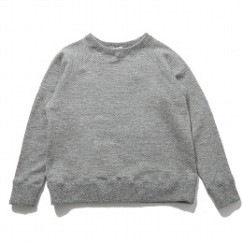 INTERIM インテリム スーパーヘビー ウール 60s ヴィンテージ ラグラン スウェット シャツ SUPER HEAVY WOOL 60's VINTAGE RAGLAN SHIRT GRY|I
