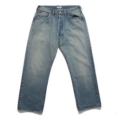 INTERIM インテリム シャビ― ヴィンテージウォッシュ 1953XX シャトル デニム トラウザーズ ネイビー|I|BRAND