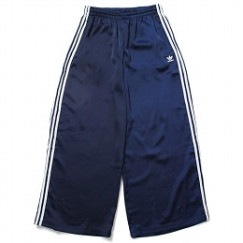 adidas originals アディダスオリジナルス FIREBIRD サテンワイドトラックパンツ KNZ08-IU2520 ナイトインディゴ|A|BRAND