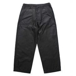 INTERIM インテリム ギザバック サテン ベイカーパンツ ブラック|I|BRAND