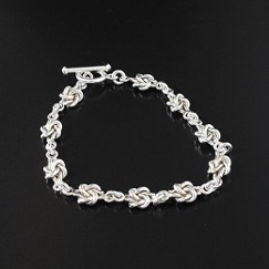 INTERIM インテリム タスコシルバー スモール チェーン ブレスレット1 TAXCO SILVER SMALL CHAIN BRACELET シルバー|I|BRAND